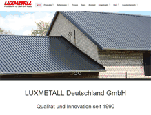 Tablet Screenshot of luxmetall.de
